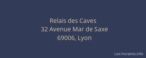 Relais des Caves