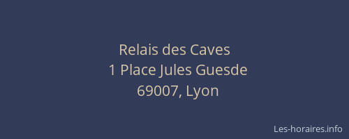 Relais des Caves