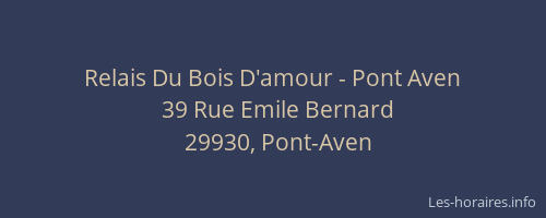 Relais Du Bois D'amour - Pont Aven