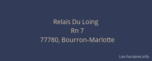 Relais Du Loing