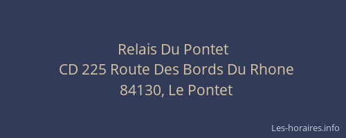 Relais Du Pontet