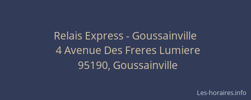Relais Express - Goussainville