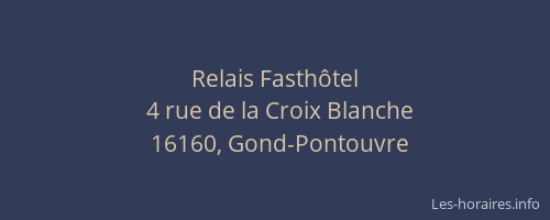 Relais Fasth&ocirc;tel