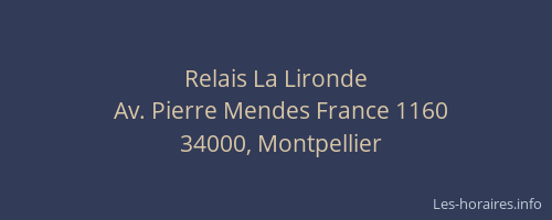 Relais La Lironde