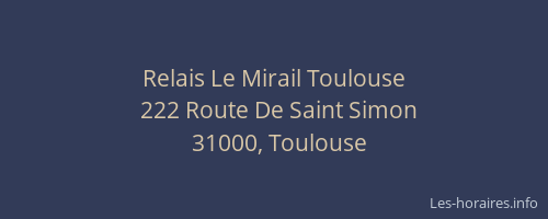 Relais Le Mirail Toulouse