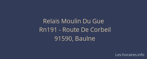 Relais Moulin Du Gue
