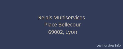 Relais Multiservices