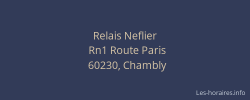 Relais Neflier