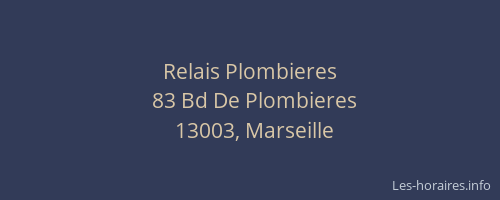 Relais Plombieres