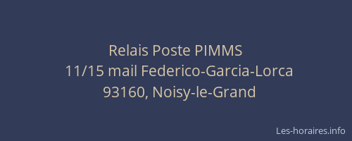 Relais Poste PIMMS