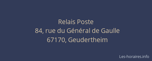 Relais Poste
