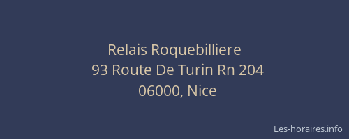 Relais Roquebilliere