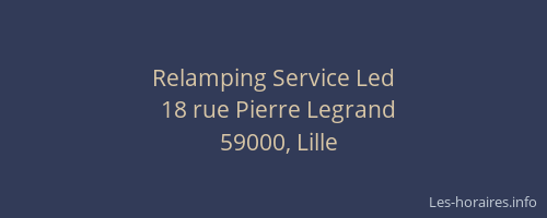 Relamping Service Led