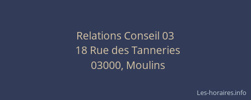 Relations Conseil 03