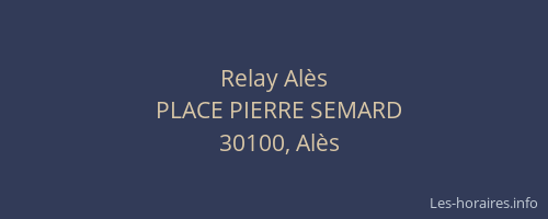 Relay Al&egrave;s