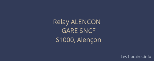 Relay ALENCON