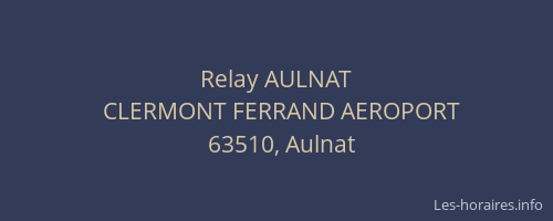 Relay AULNAT