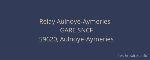 Relay Aulnoye-Aymeries