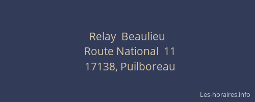 Relay  Beaulieu
