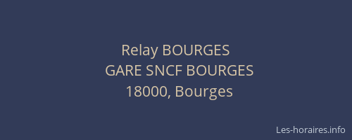Relay BOURGES