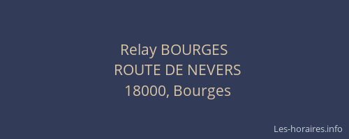 Relay BOURGES
