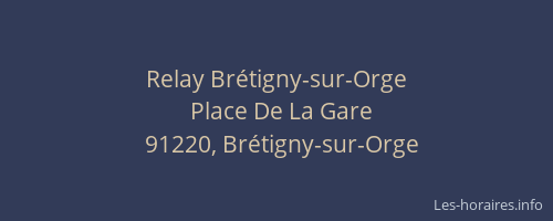 Relay Brétigny-sur-Orge
