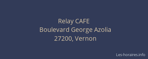 Relay CAFE
