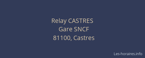 Relay CASTRES