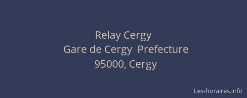 Relay Cergy