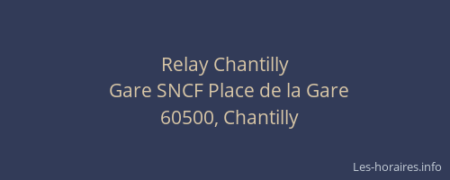Relay Chantilly