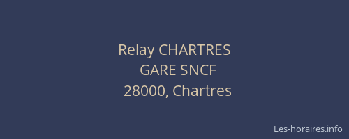 Relay CHARTRES