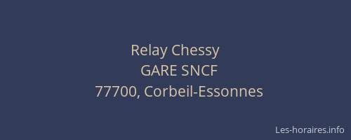 Relay Chessy