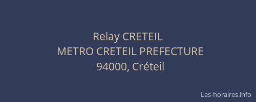 Relay CRETEIL
