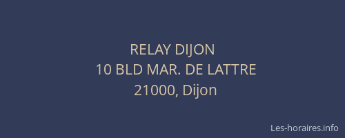 RELAY DIJON
