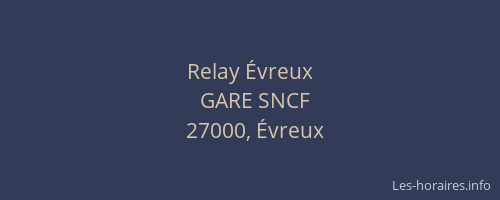 Relay Évreux