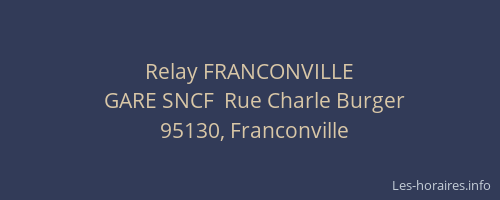 Relay FRANCONVILLE
