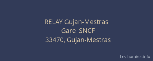 RELAY Gujan-Mestras