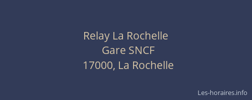 Relay La Rochelle