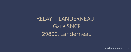 RELAY     LANDERNEAU