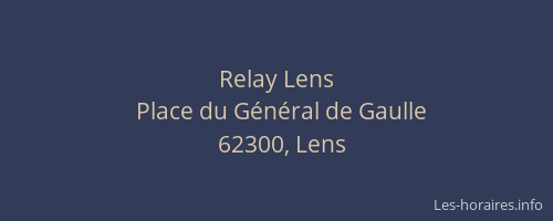 Relay Lens