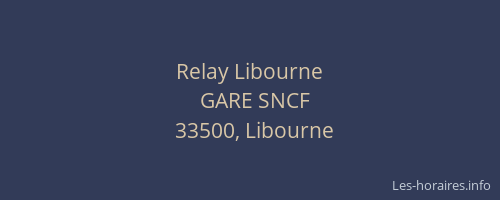 Relay Libourne