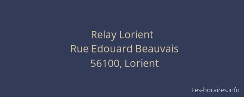Relay Lorient
