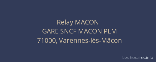 Relay MACON