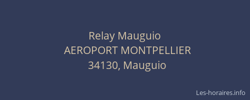 Relay Mauguio