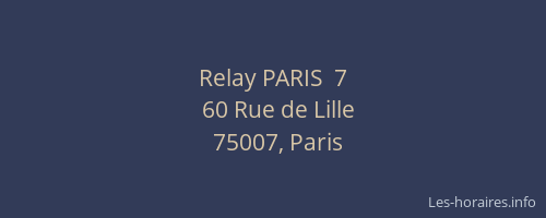 Relay PARIS  7
