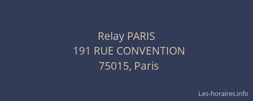 Relay PARIS