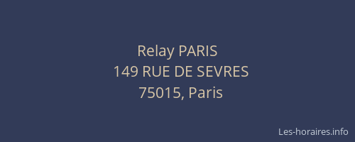 Relay PARIS