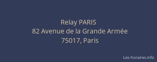 Relay PARIS