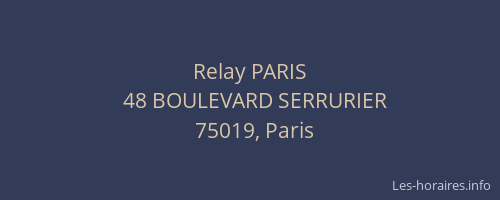 Relay PARIS