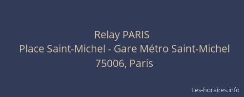 Relay PARIS